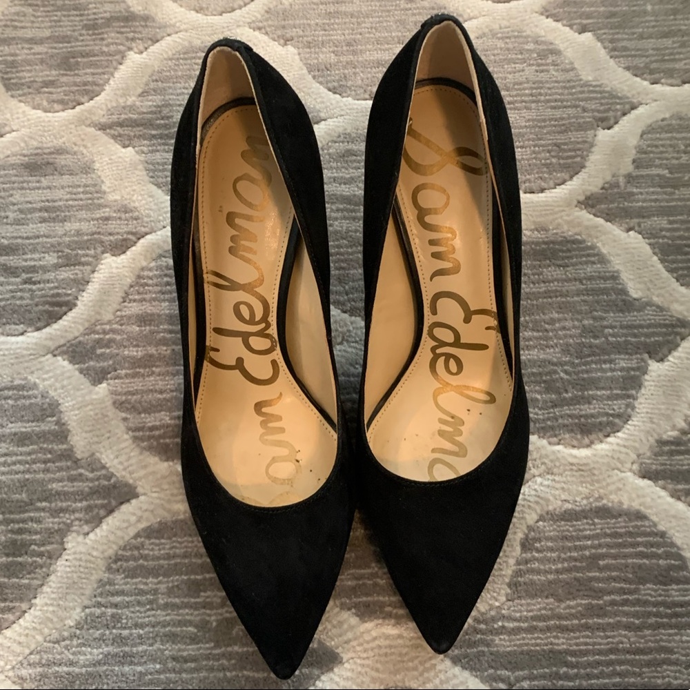 Sam Edelman Black Suede Pump